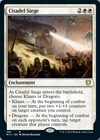 Citadel Siege [Innistrad: Midnight Hunt Commander] (MIC 81)