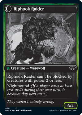 Hookhand Mariner // Riphook Raider [Innistrad: Double Feature] (DBL 470)