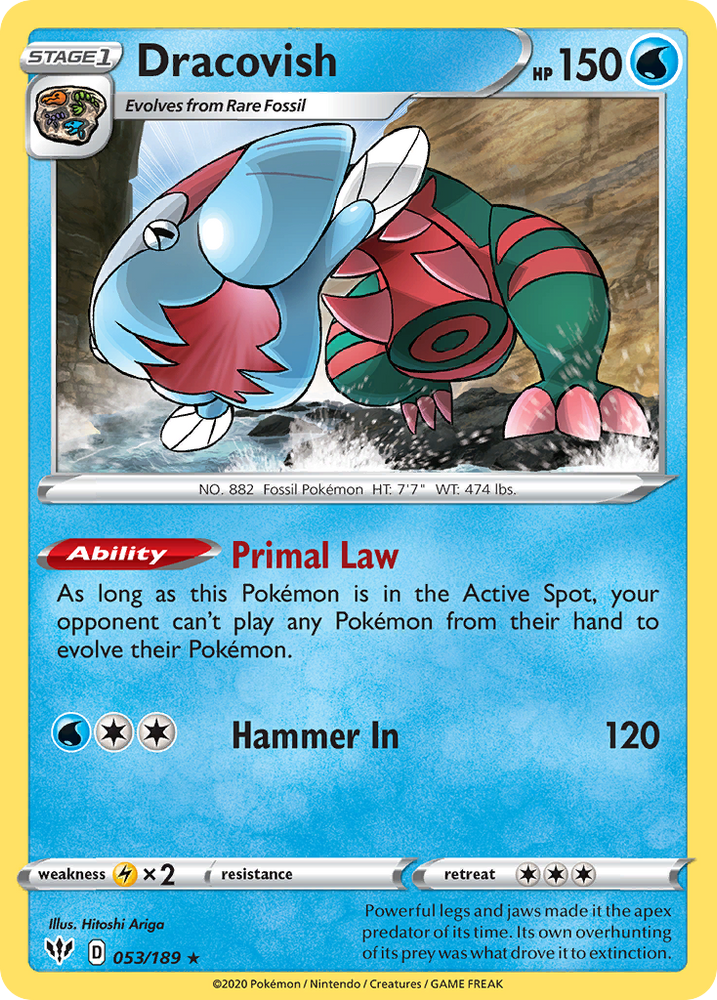 Dracovish (53/189) [Sword & Shield: Darkness Ablaze]