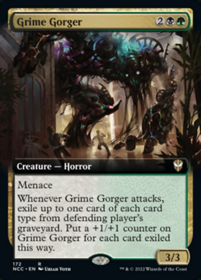 Grime Gorger (Extended Art) [Streets of New Capenna Commander] (NCC 172)
