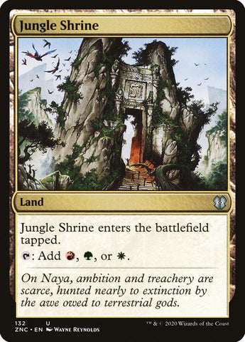 Jungle Shrine [Zendikar Rising Commander] (ZNC 132)