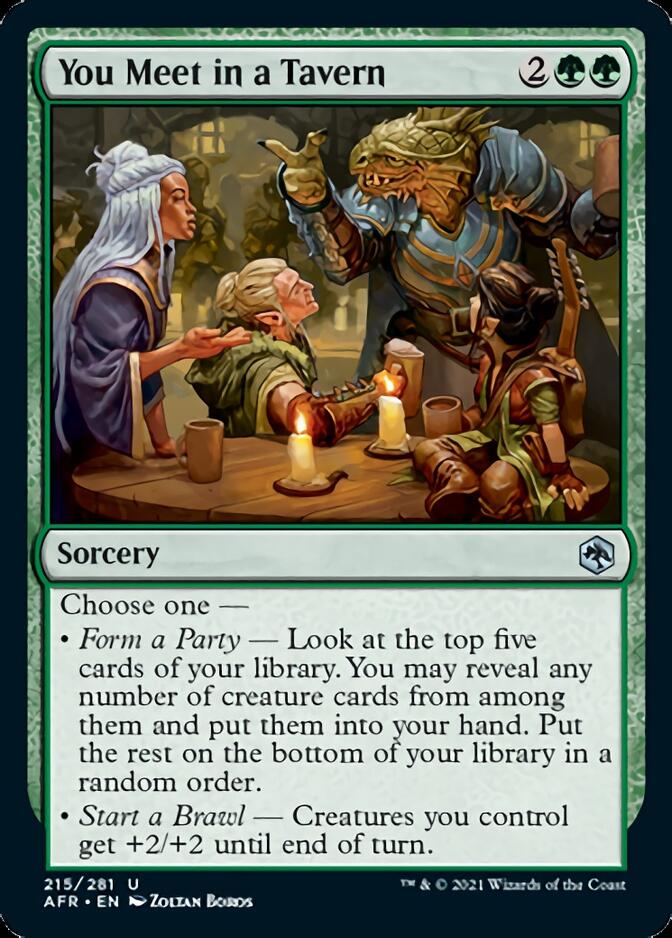 You Meet in a Tavern [Dungeons & Dragons: Adventures in the Forgotten Realms] (AFR 215)