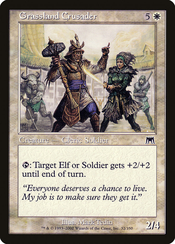 Grassland Crusader [Onslaught] (ONS 32)