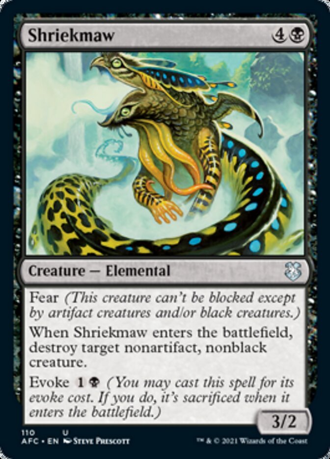Shriekmaw [Dungeons & Dragons: Adventures in the Forgotten Realms Commander] (AFC 110)