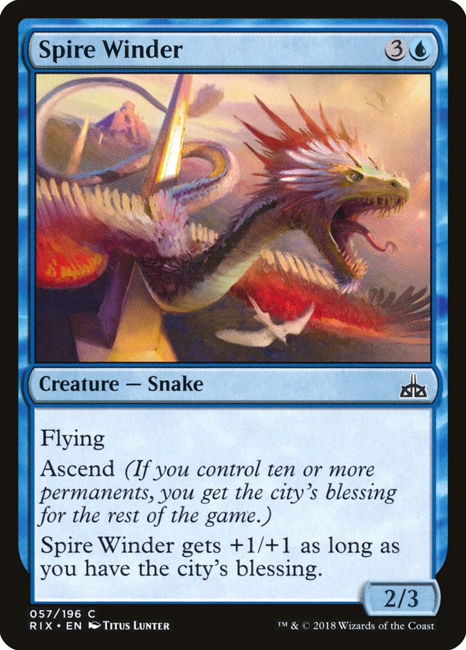 Spire Winder [Rivals of Ixalan] (RIX 57)