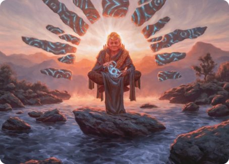 Jadzi, Oracle of Arcavios Art Card [Strixhaven: School of Mages Art Series] (ASTX 28)