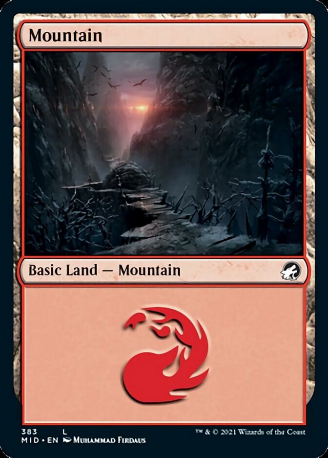 Mountain (383) [Innistrad: Midnight Hunt] (MID 383)