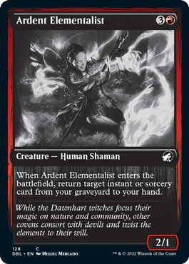 Ardent Elementalist [Innistrad: Double Feature] (DBL 128)