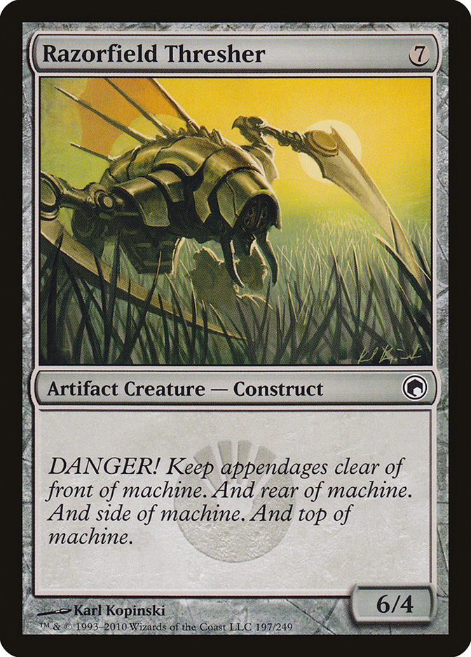 Razorfield Thresher [Scars of Mirrodin] (SOM 197)