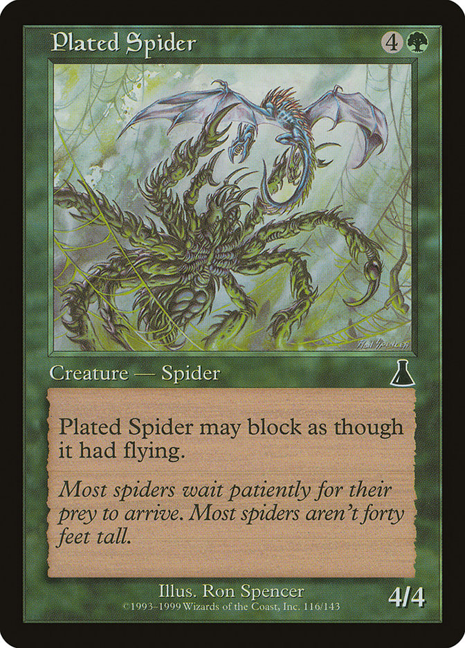 Plated Spider [Urza's Destiny] (UDS 116)
