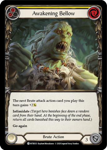 Awakening Bellow (Yellow) [WTR033] Unlimited Normal