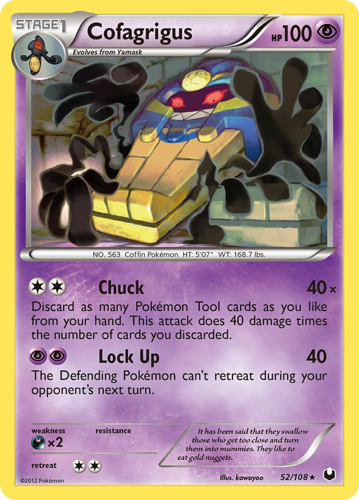 Cofagrigus (Cracked Ice Holo) (52/108) [Theme Deck Exclusives]