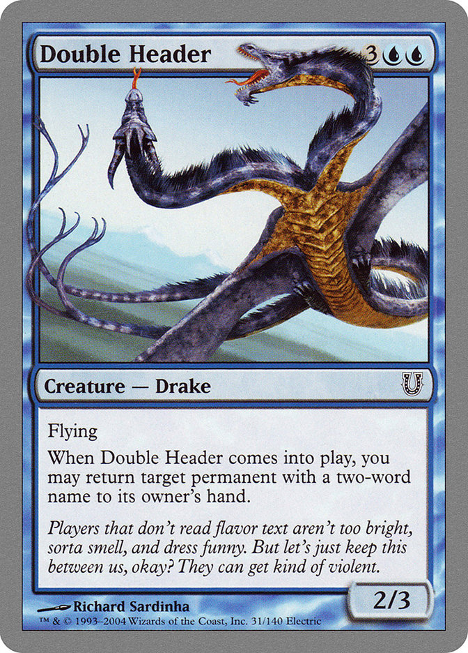 Double Header [Unhinged] (UNH 31)