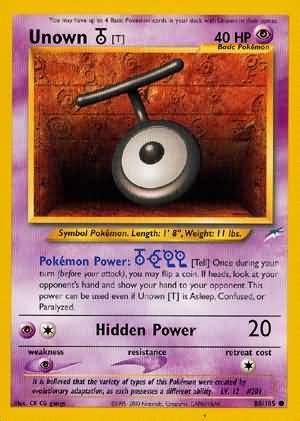 Unown [T] (88/105) [Neo Destiny]
