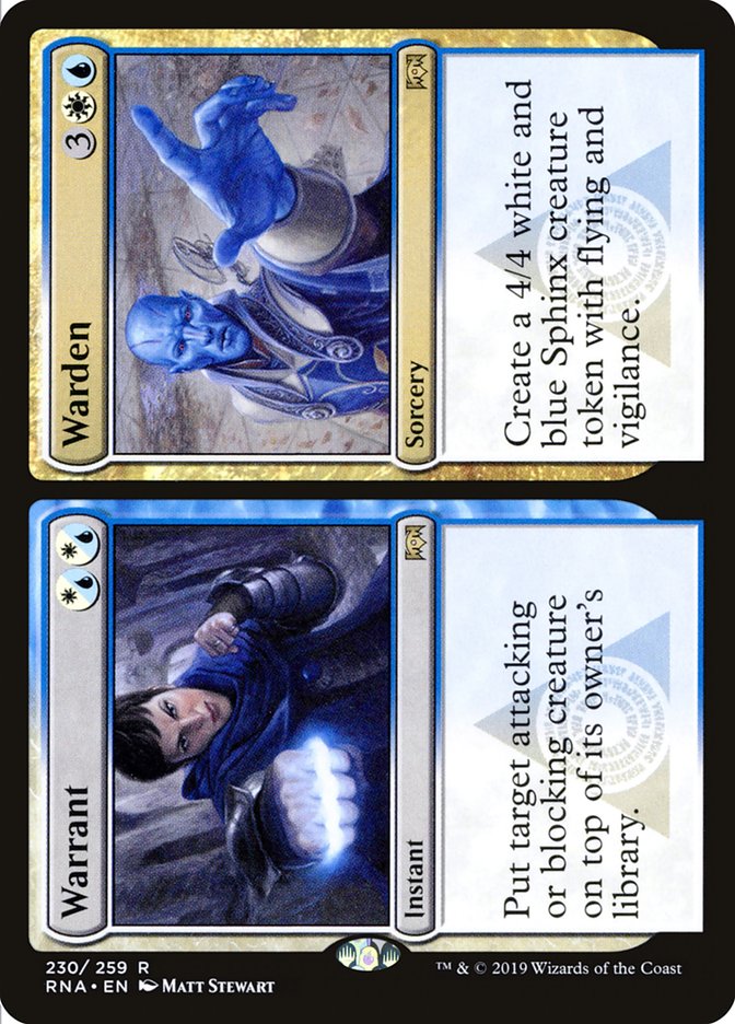 Warrant // Warden [Ravnica Allegiance] (RNA 230)