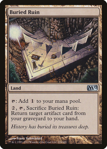 Buried Ruin [Magic 2012] (M12 224)