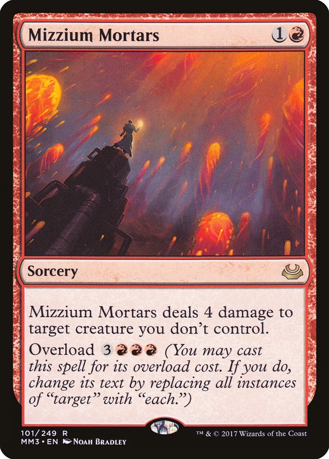 Mizzium Mortars [Modern Masters 2017] (MM3 101)