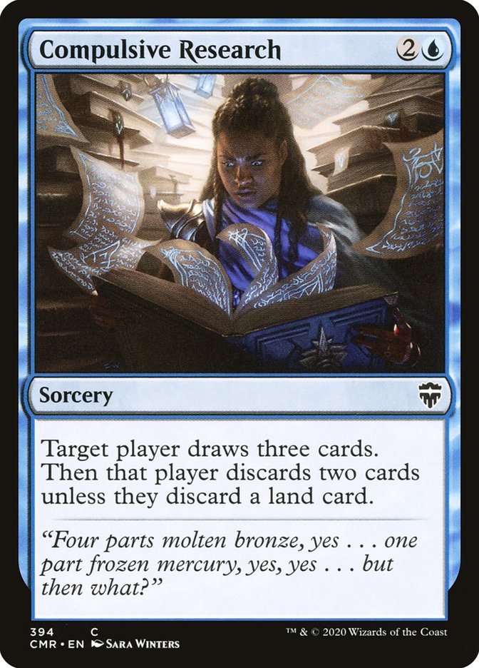 Compulsive Research [Commander Legends] (CMR 394)