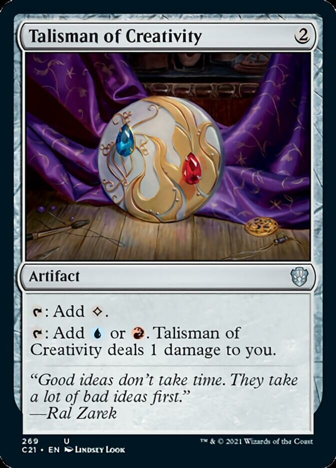 Talisman of Creativity [Commander 2021] (C21 269)