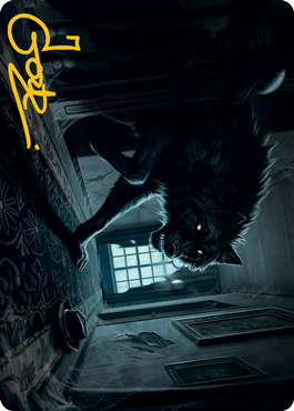 Primal Adversary Art Card (Gold-Stamped Signature) [Innistrad: Midnight Hunt Art Series] (AMID 52)