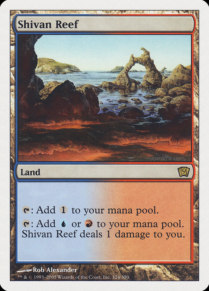 Shivan Reef [Ninth Edition] (9ED 324)