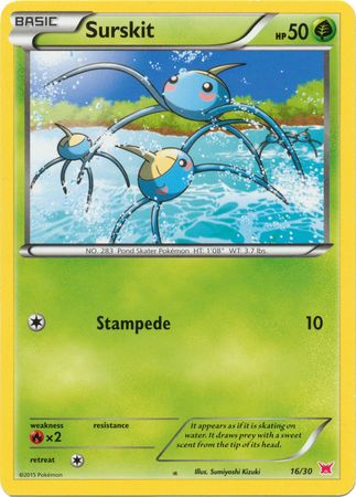 Surskit (16/30) [XY: Trainer Kit - Latias & Latios]