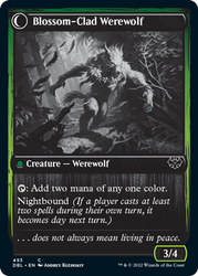 Weaver of Blossoms // Blossom-Clad Werewolf [Innistrad: Double Feature] (DBL 493)