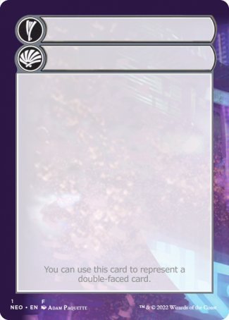Helper Card (1/9) [Kamigawa: Neon Dynasty Tokens] (TNEO 1)