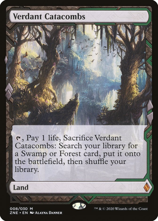 Verdant Catacombs [Zendikar Rising Expeditions] (ZNE 8)