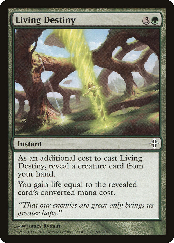 Living Destiny [Rise of the Eldrazi] (ROE 195)