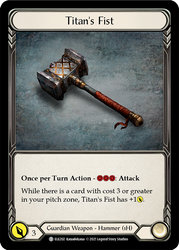 Embodiment of Lightning // Titan's Fist [ELE202] 1st Edition Normal