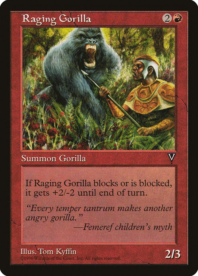 Raging Gorilla [Visions] (VIS 90)