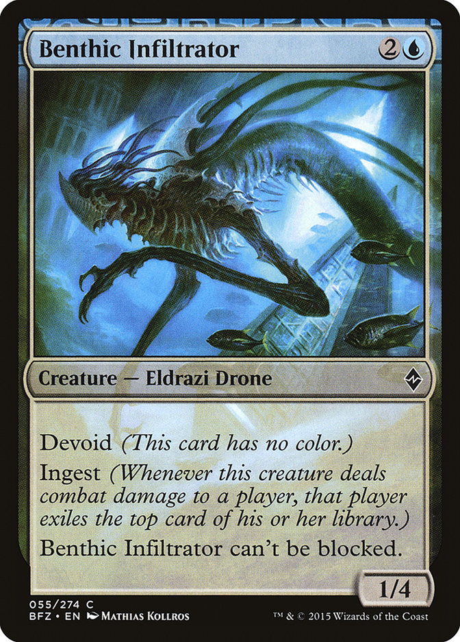 Benthic Infiltrator [Battle for Zendikar] (BFZ 55)