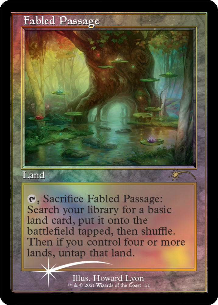 Fabled Passage (Promo) [Wizards Play Network 2021] (PWP21 1)