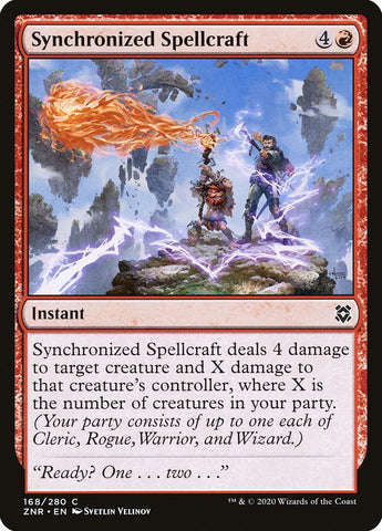 Synchronized Spellcraft [Zendikar Rising] (ZNR 168)
