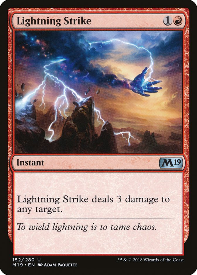 Lightning Strike [Core Set 2019] (M19 152)