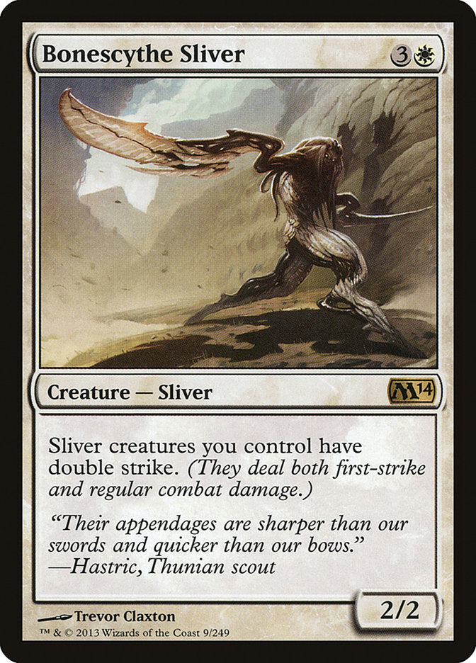 Bonescythe Sliver [Magic 2014] (M14 9)