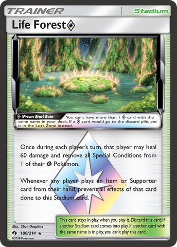 Life Forest (Prism Star) (180/214) [Sun & Moon: Lost Thunder]