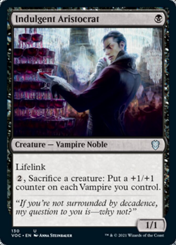 Indulgent Aristocrat [Innistrad: Crimson Vow Commander] (VOC 130)