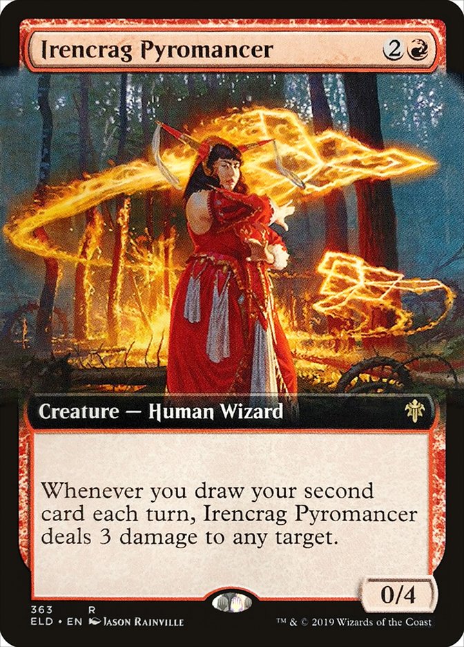 Irencrag Pyromancer (Extended Art) [Throne of Eldraine] (ELD 363)