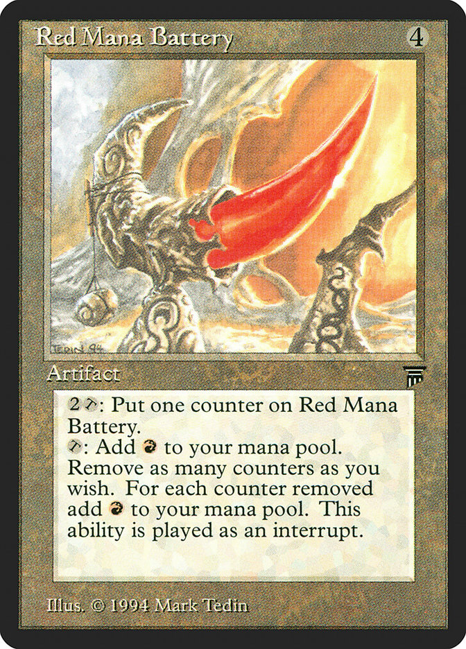 Red Mana Battery [Legends] (LEG 291)
