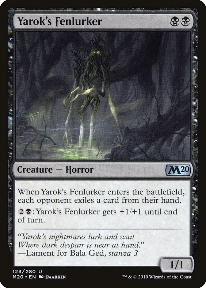 Yarok's Fenlurker [Core Set 2020] (M20 123)
