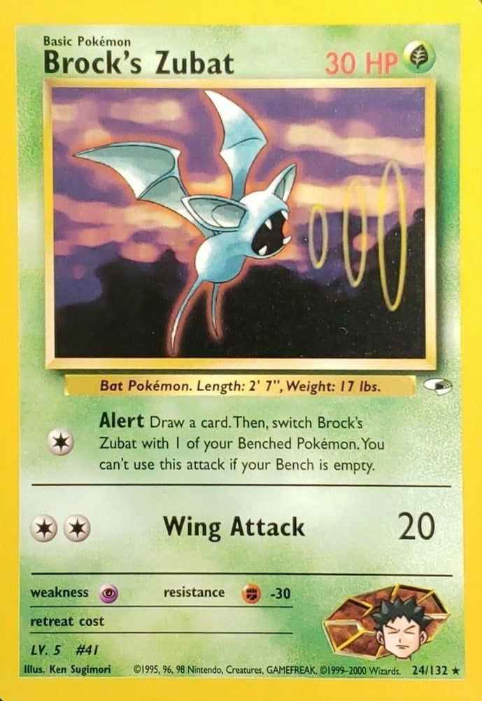 Brock's Zubat (24/132) [Gym Heroes]