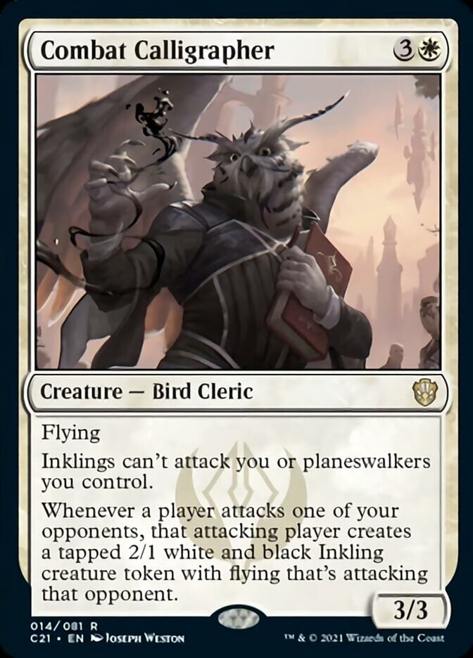 Combat Calligrapher [Commander 2021] (C21 14)