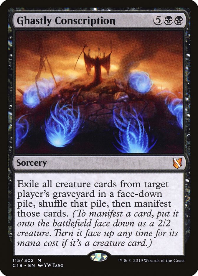 Ghastly Conscription [Commander 2019] (C19 115)