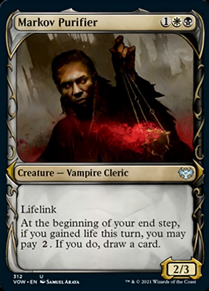 Markov Purifier (Showcase Fang Frame) [Innistrad: Crimson Vow] (VOW 312)
