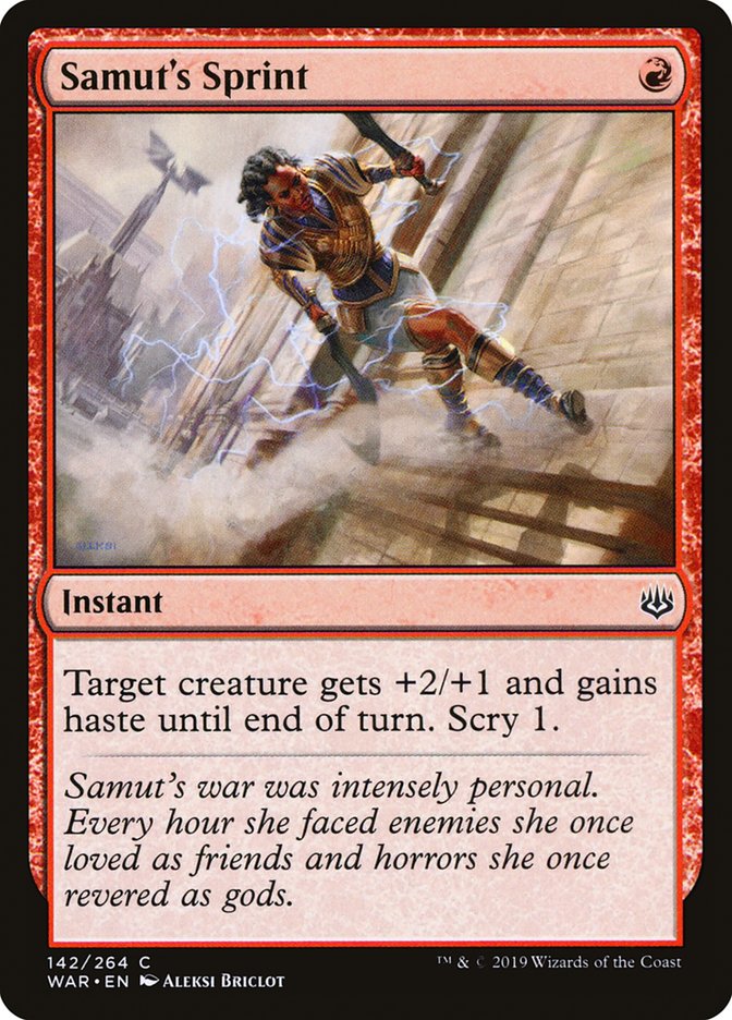 Samut's Sprint [War of the Spark] (WAR 142)