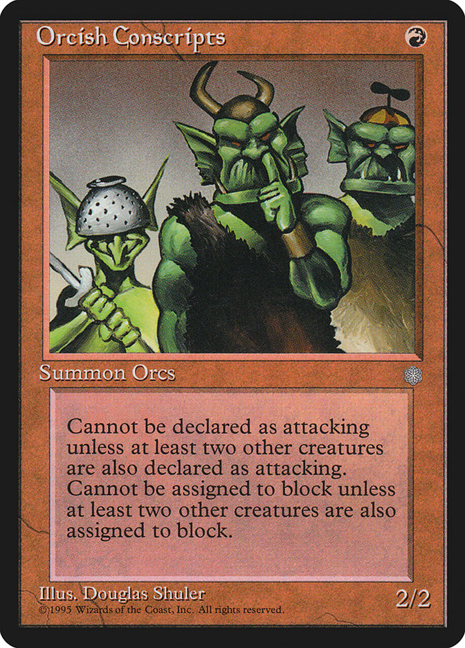 Orcish Conscripts [Ice Age] (ICE 206)