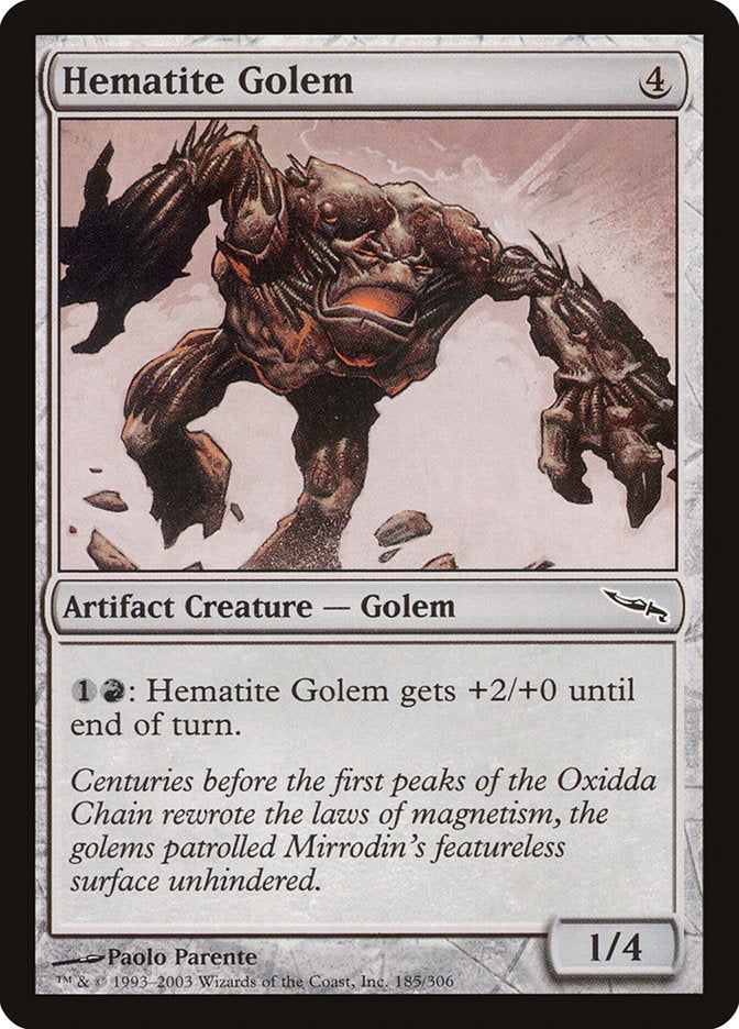 Hematite Golem [Mirrodin] (MRD 185)
