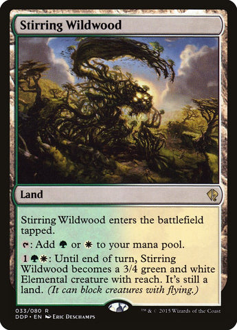 Stirring Wildwood [Duel Decks: Zendikar vs. Eldrazi] (DDP 33)